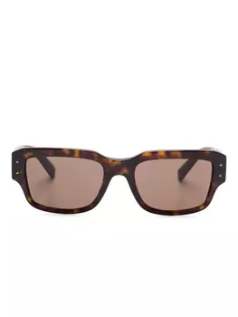 Солнцезащитные очки с логотипом Dolce & Gabbana Eyewear, коричневый