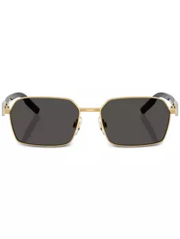 Солнцезащитные очки с логотипом Dolce & Gabbana Eyewear, золотой