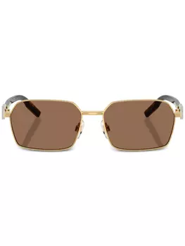 Солнцезащитные очки с логотипом Dolce & Gabbana Eyewear, золотой