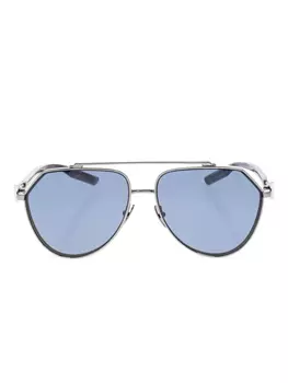 Солнцезащитные очки с логотипом Dolce & Gabbana Eyewear, серебряный