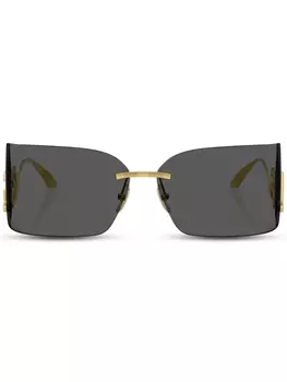 Солнцезащитные очки с логотипом Dolce & Gabbana Eyewear, золотой
