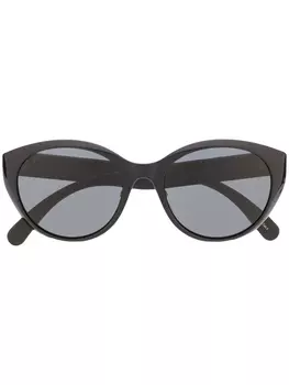 Солнцезащитные очки с логотипом Double G Gucci Eyewear, черный