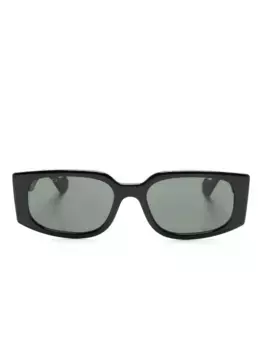 Солнцезащитные очки с логотипом Double G Gucci Eyewear, черный