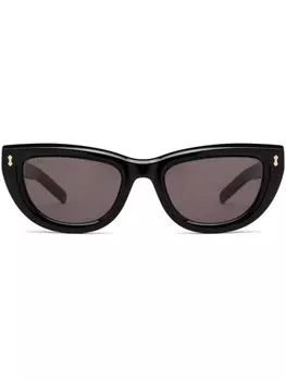 Солнцезащитные очки с логотипом Gucci Eyewear, черный