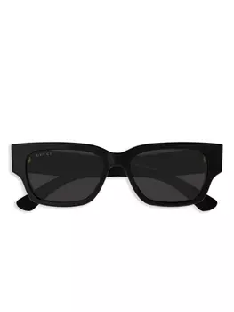 Солнцезащитные очки с логотипом Gucci Eyewear, черный