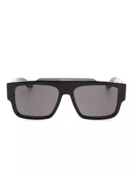 Солнцезащитные очки с логотипом Gucci Eyewear, черный
