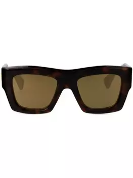 Солнцезащитные очки с логотипом Gucci Eyewear, коричневый