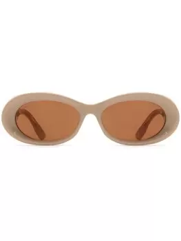 Солнцезащитные очки с логотипом Gucci Eyewear, нейтральный цвет