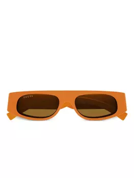 Солнцезащитные очки с логотипом Gucci Eyewear, оранжевый