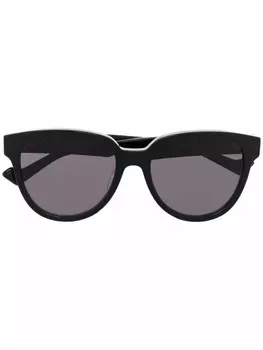 Солнцезащитные очки с логотипом Interlocking G Gucci Eyewear, черный