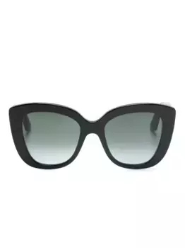 Солнцезащитные очки с логотипом Interlocking G Gucci Eyewear, черный