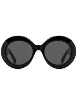 Солнцезащитные очки с логотипом Interlocking G Gucci Eyewear, черный