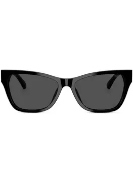 Солнцезащитные очки с логотипом Jimmy Choo Eyewear, черный