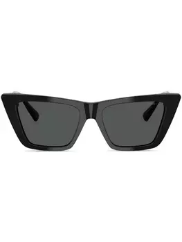 Солнцезащитные очки с логотипом Jimmy Choo Eyewear, черный