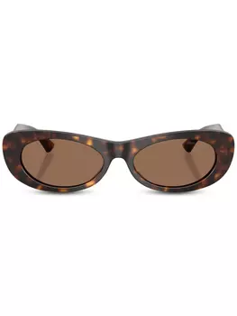Солнцезащитные очки с логотипом Jimmy Choo Eyewear, коричневый