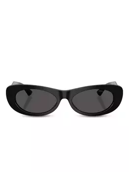 Солнцезащитные очки с логотипом Jimmy Choo Eyewear, черный