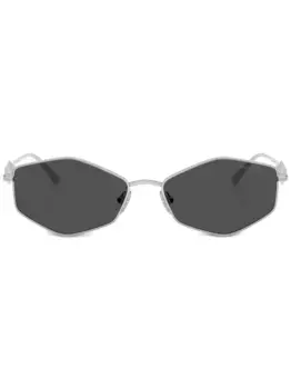 Солнцезащитные очки с логотипом Jimmy Choo Eyewear, серебяный