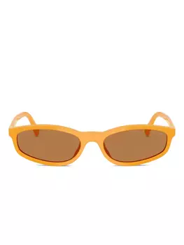 Солнцезащитные очки с логотипом Miu Miu Eyewear, оранжевый