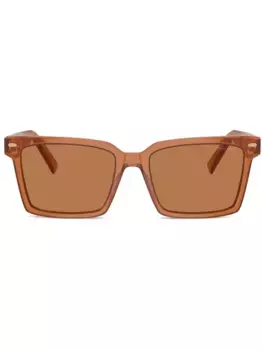 Солнцезащитные очки с логотипом Miu Miu Eyewear, коричневый