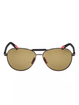 Солнцезащитные очки с логотипом Moncler Eyewear, черный