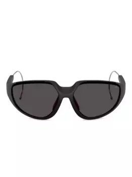 Солнцезащитные очки с логотипом Moncler Eyewear, черный