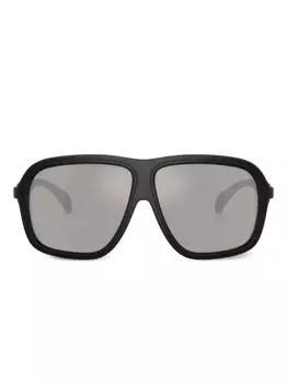 Солнцезащитные очки с логотипом Moncler Eyewear, черный