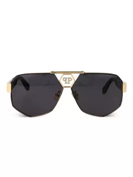 Солнцезащитные очки с логотипом Philipp Plein, черный