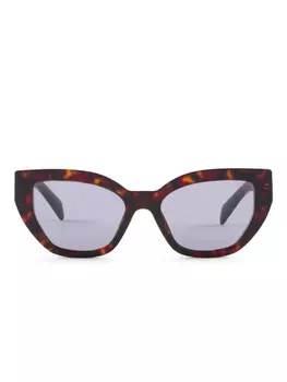 Солнцезащитные очки с логотипом Prada Eyewear, коричневый