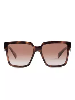 Солнцезащитные очки с логотипом Prada Eyewear, коричневый