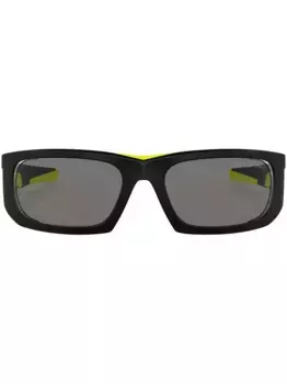 Солнцезащитные очки с логотипом Prada Linea Rossa, черный