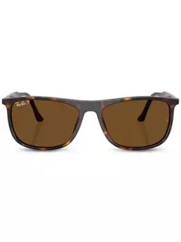 Солнцезащитные очки с логотипом Ray-Ban, коричневый