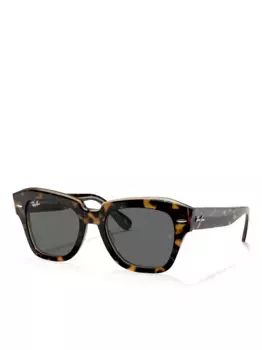 Солнцезащитные очки с логотипом Ray-Ban, коричневый