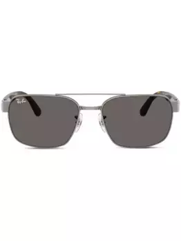 Солнцезащитные очки с логотипом Ray-Ban, серебяный