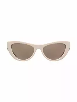 Солнцезащитные очки с логотипом Saint Laurent, белый