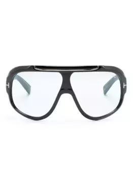 Солнцезащитные очки с логотипом TOM FORD Eyewear, черный