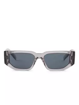 Солнцезащитные очки с логотипом Traingle Prada Eyewear, серый