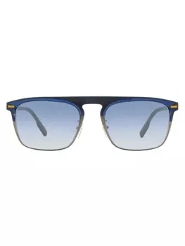 Солнцезащитные очки с логотипом Zegna, синий