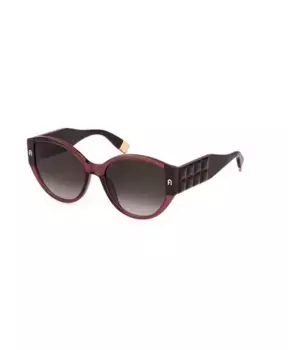 Солнцезащитные очки с малиновым градиентом Furla, розовый