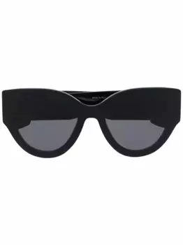 Солнцезащитные очки с массивными дужками Victoria Beckham Eyewear, черный