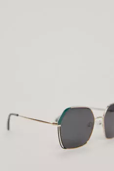 Солнцезащитные очки с металлизированным стержнем Pedro del Hierro, желтый