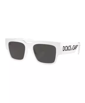 Солнцезащитные очки с оригинальной фурнитурой Dolce & Gabbana, белый