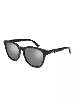 Солнцезащитные очки с переплетенными буквами G Gucci Eyewear, черный