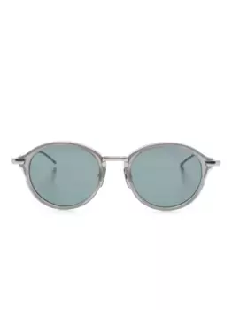 Солнцезащитные очки с полосками RWB Thom Browne Eyewear, серебяный
