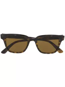 Солнцезащитные очки с поляризацией в прямоугольной оправе Ray-Ban, коричневый