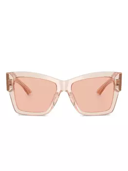 Солнцезащитные очки с принтованными дужками Dolce & Gabbana Eyewear, розовый