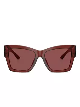 Солнцезащитные очки с принтованными дужками Dolce & Gabbana Eyewear, красный