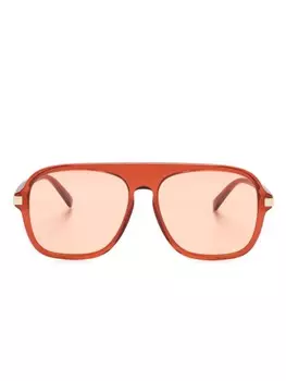 Солнцезащитные очки с прямым верхом Stella McCartney Eyewear, оранжевый