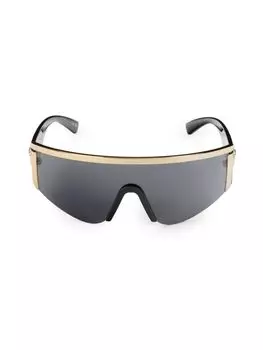 Солнцезащитные очки с щитком 100 мм Versace, цвет Black Gold