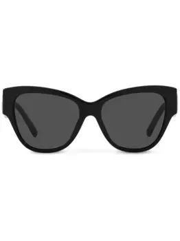 Солнцезащитные очки с тисненым логотипом Dolce & Gabbana Eyewear, черный