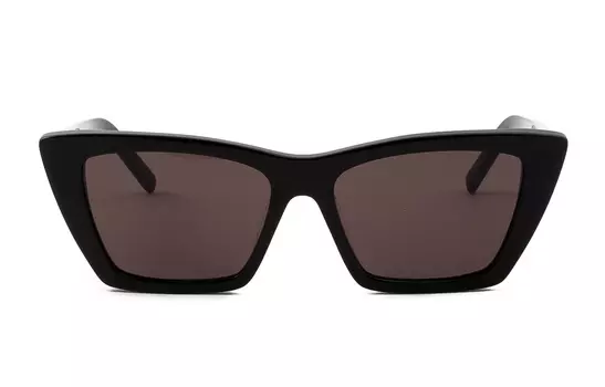 Солнцезащитные очки с тонированной оправой «кошачий глаз» SAINT LAURENT